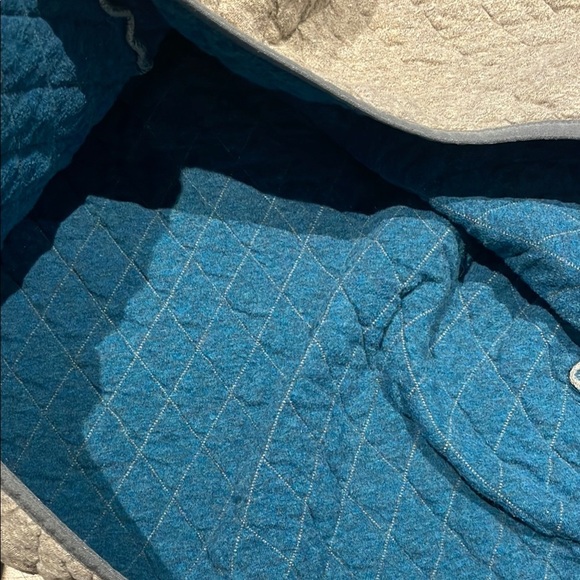 Orvis Men's Beige Quilted Sweater Size L - Picture 6 of 8